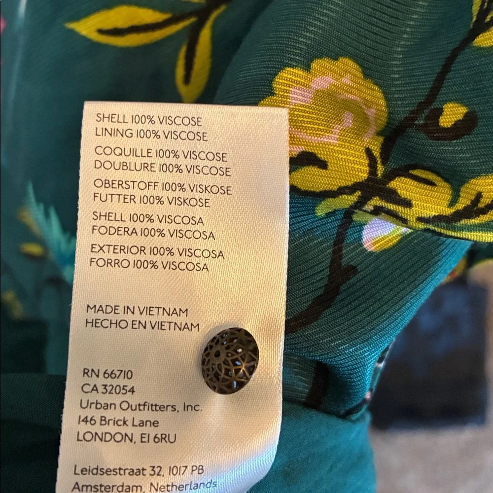 Anthropologie Floral Midi Dress - Picture 9 of 9